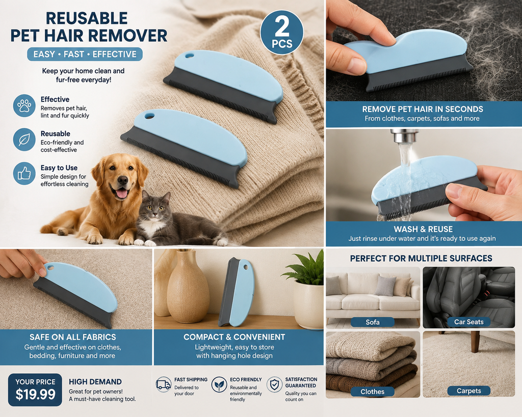 Reusable Pet Hair Remover