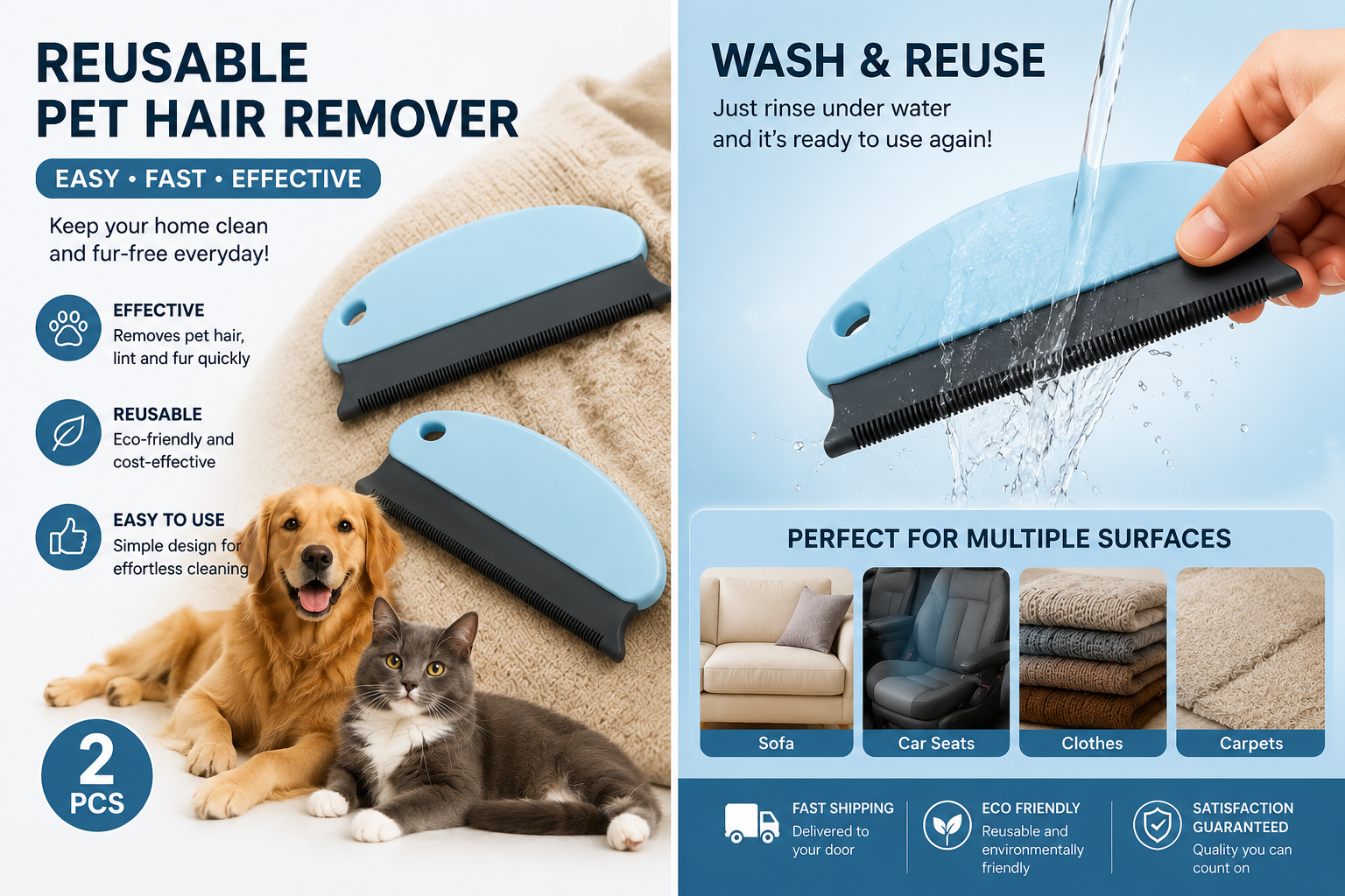 Reusable Pet Hair Remover