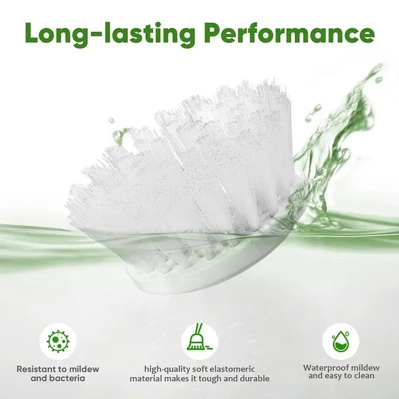 Electric Spin Scrubber 5-in-1 Cleaning Brush with 5 Replaceable Brush Heads for Bathroom Tile Bathtub Sink